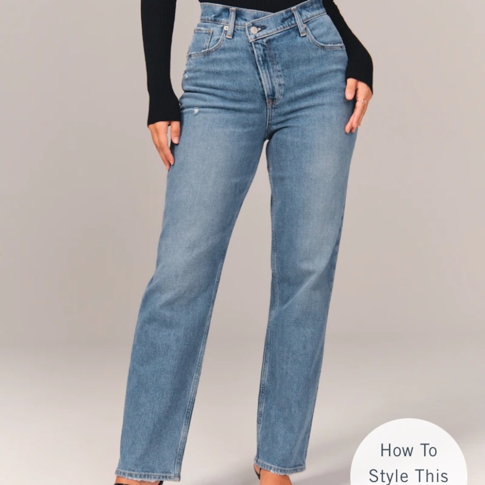 Curve Love 90s Ultra High Rise Straight Jeans